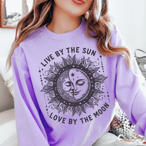 Live By The Sun Love By The Moon Sweatshirt - Melomys