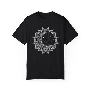 Sun & Moon Floral Zentangle T-Shirt - Melomys