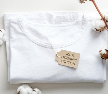 Organic cotton tee as part of a sustainable wardrobe