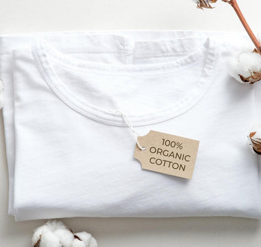 Organic cotton tee as part of a sustainable wardrobe