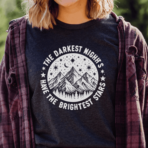 Darkest Nights, Brightest Stars T-Shirt - Melomys
