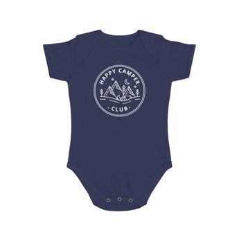 Happy Camper Club 100% Cotton Short Sleeve Baby Bodysuit - Melomys