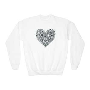 Love Blooms Floral Youth Sweatshirt - Melomys