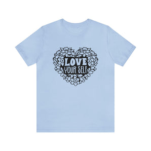 Love Yourself Floral Tee - Melomys