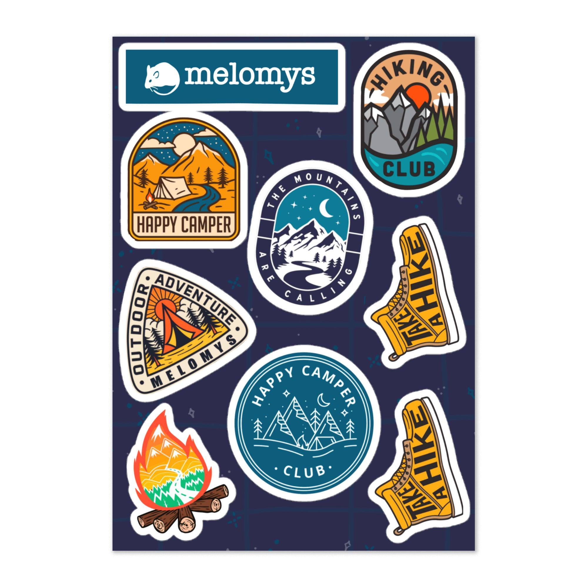 Melomys Hiking Sticker Sheet - Melomys