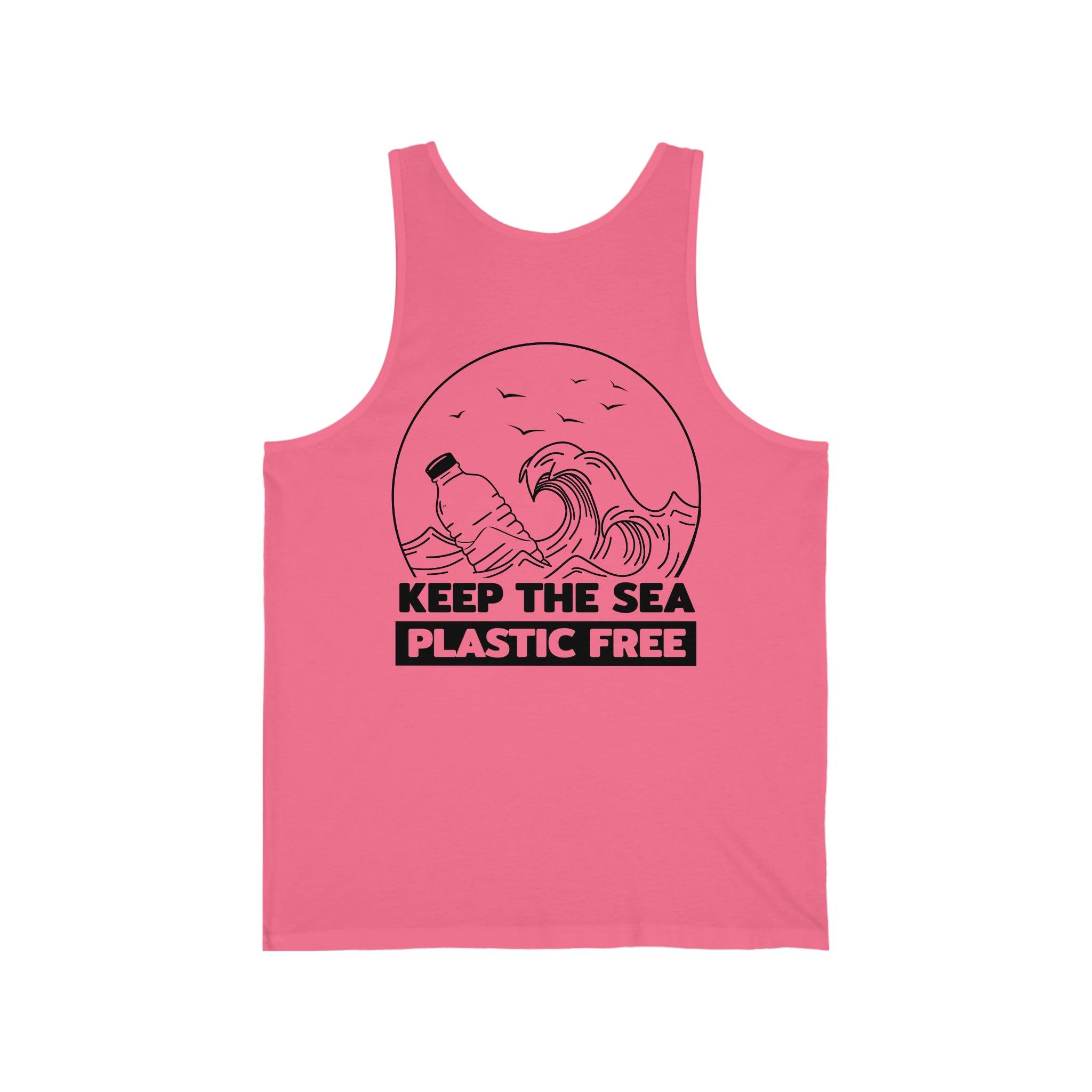 Melomys "Keep The Sea Plastic Free" 100% Cotton Unisex Jersey Tank - Melomys