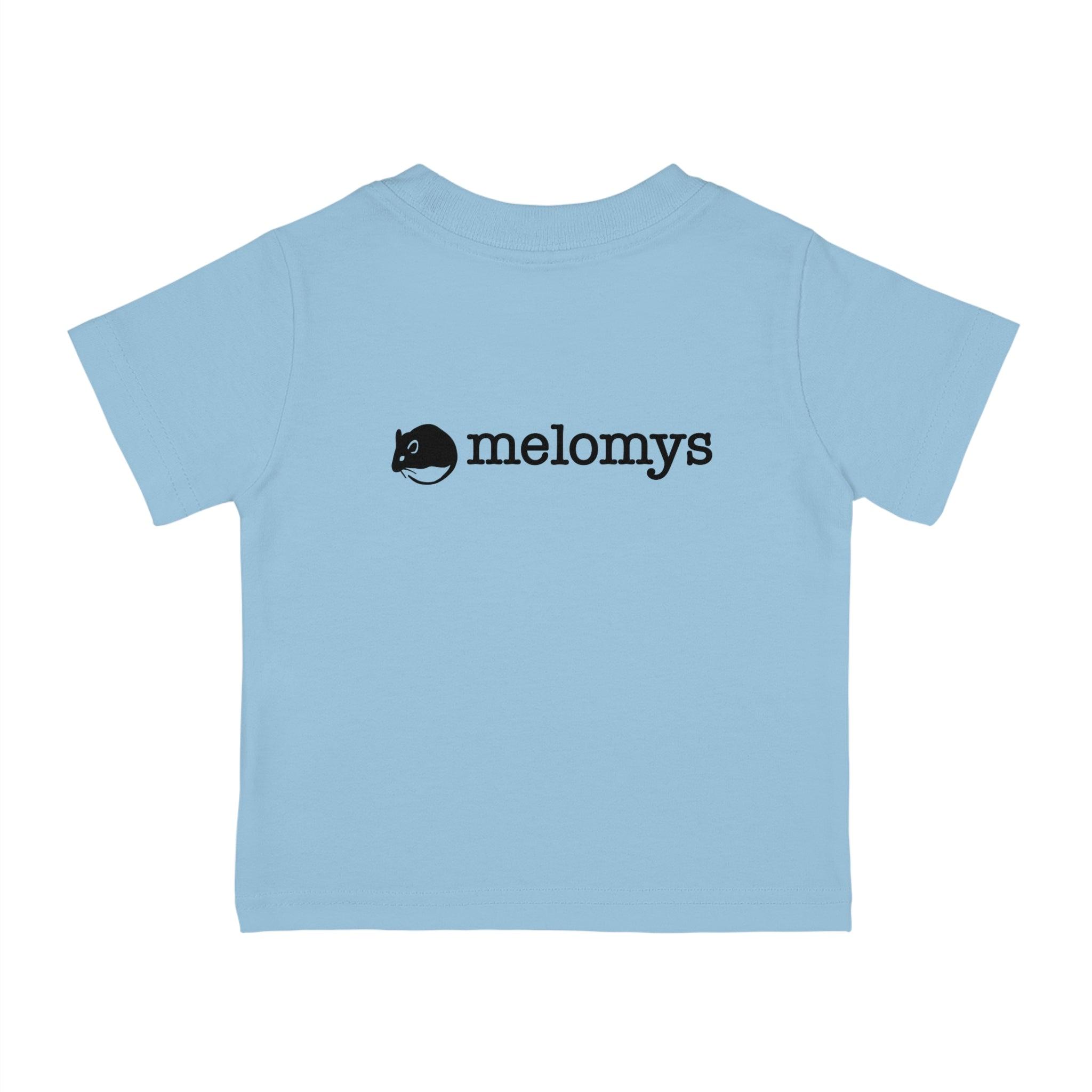 Melomys "Keep The Sea Plastic Free" Infant 100% Cotton Jersey T-Shirt - Melomys