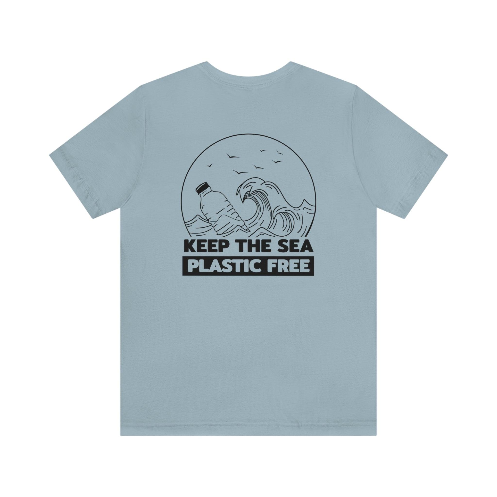 Melomys "Keep The Seas Plastic Free" 100% Cotton Jersey Short Sleeve T-Shirt - Melomys