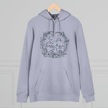 Mountain Floral Frame Hoodie - Melomys