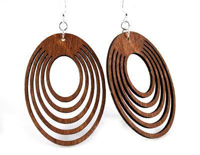 Oval Offset Earrings - Melomys