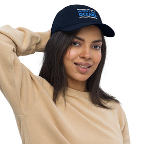Protect Our Oceans Embroidered Organic Dad Hat - Melomys