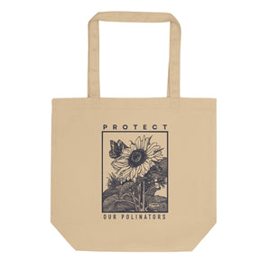 Protect Our Pollinators Sunflower Tote Bag - Melomys