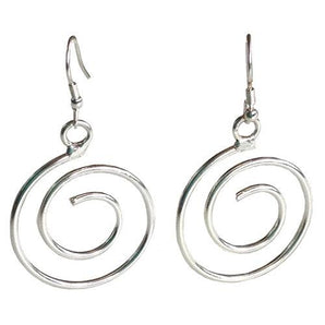 Recycled Metal Spiral Earrings - Melomys