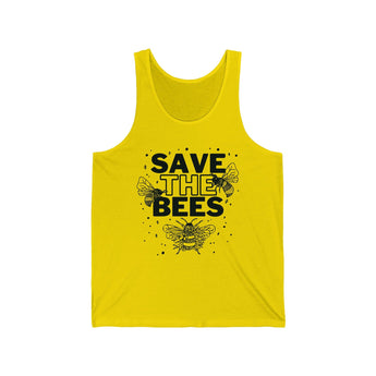 Save The Bees Unisex Jersey Tank - Melomys