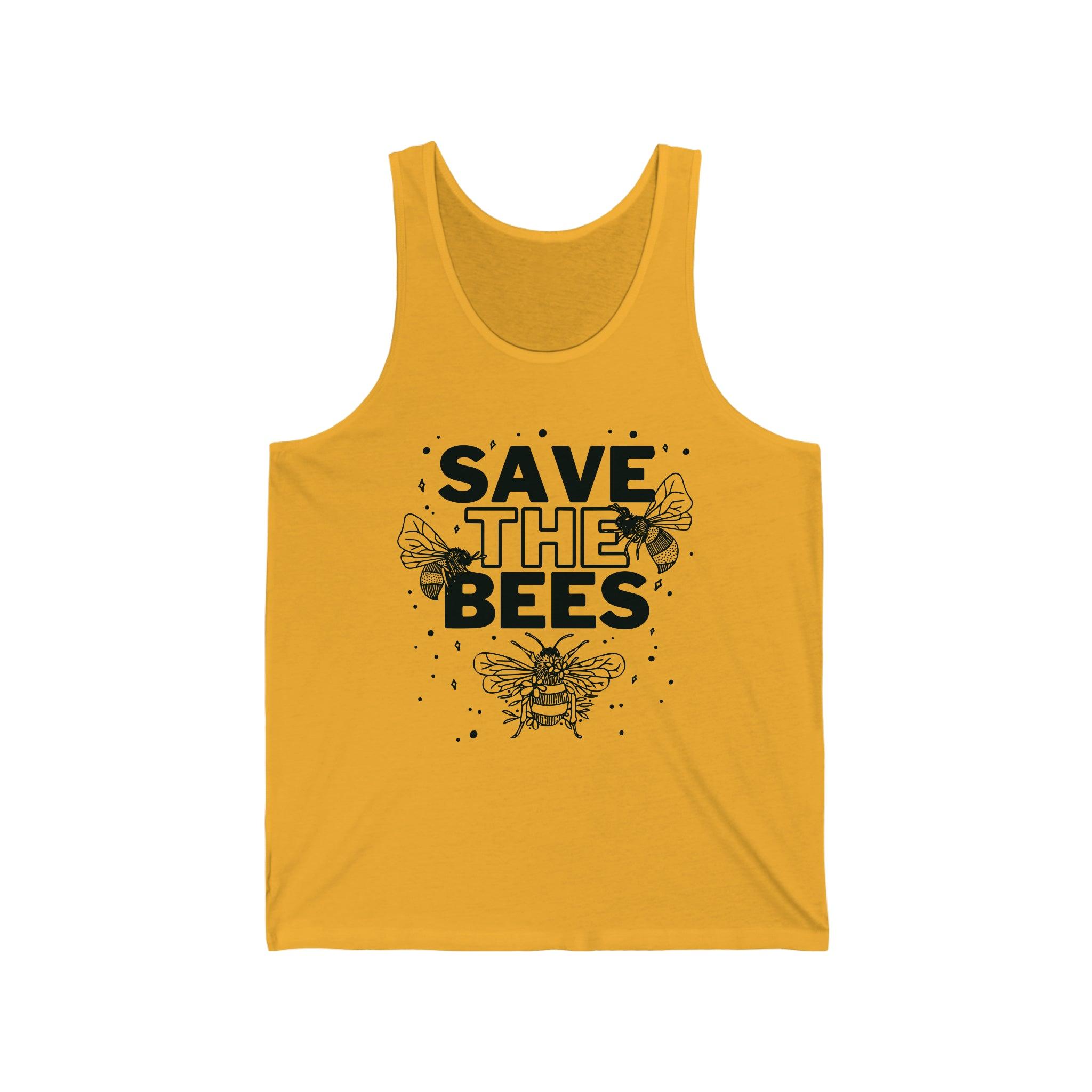 Save The Bees Unisex Jersey Tank - Melomys