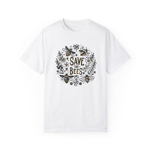“Save The Bees” With Yellow Accent T-Shirt - Melomys
