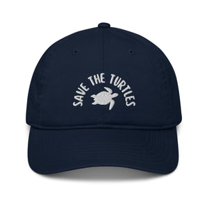 Save The Turtles Organic Dad Hat - Melomys