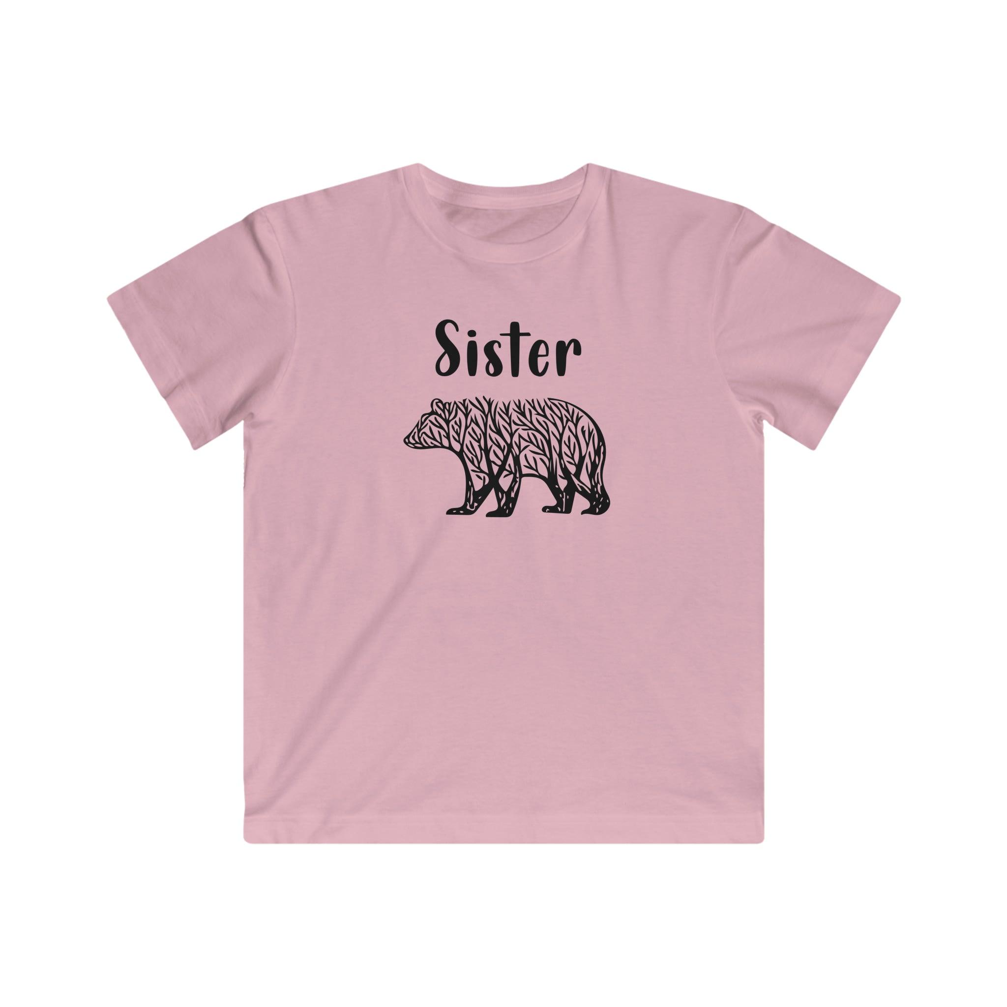 Sister Bear Kids 100% Cotton Jersey T-Shirt - Melomys
