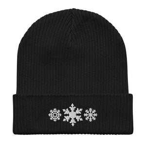 Snowflake Embroidered Beanie - Melomys