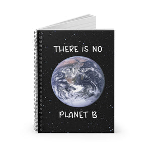 "There Is No Planet B" Landscape Spiral Notebook - Ruled Line - Melomys