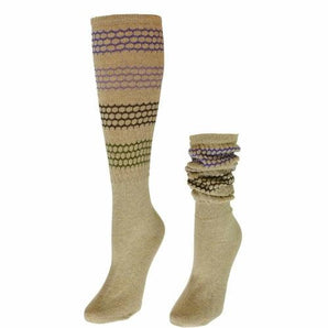 Women's Slouch or Knee High Organic Cotton Socks - Melomys
